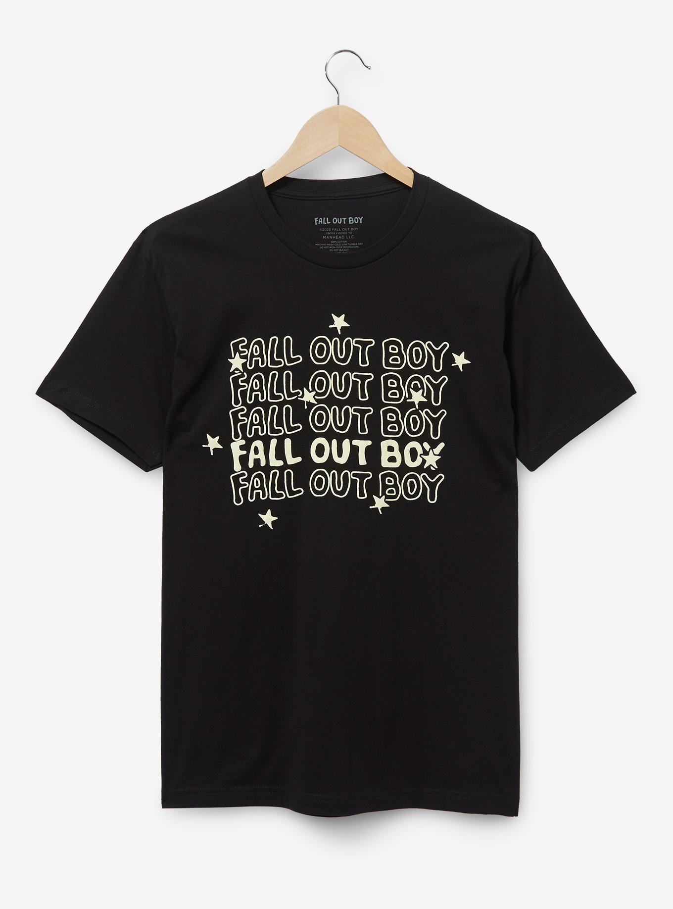 Fall Out Boy Repeating Text T-Shirt - BoxLunch Exclusive | BoxLunch