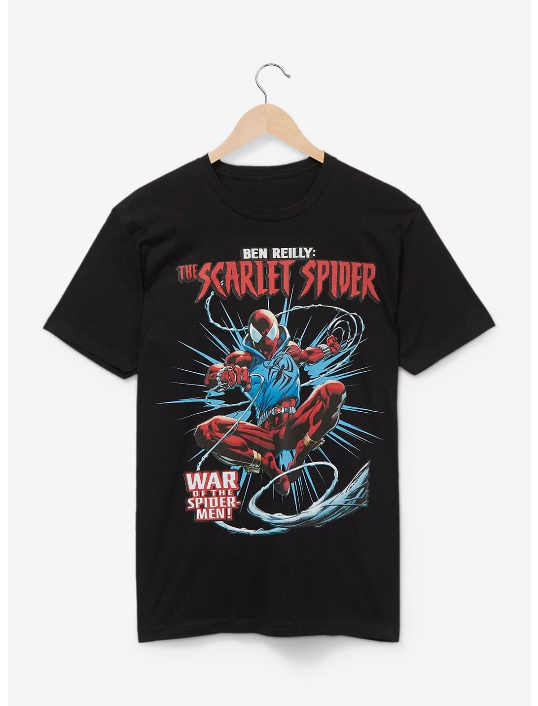 Marvel Spider-Man The Scarlet Spider Portrait T-Shirt - BoxLunch Exclusive, NAVY, hi-res