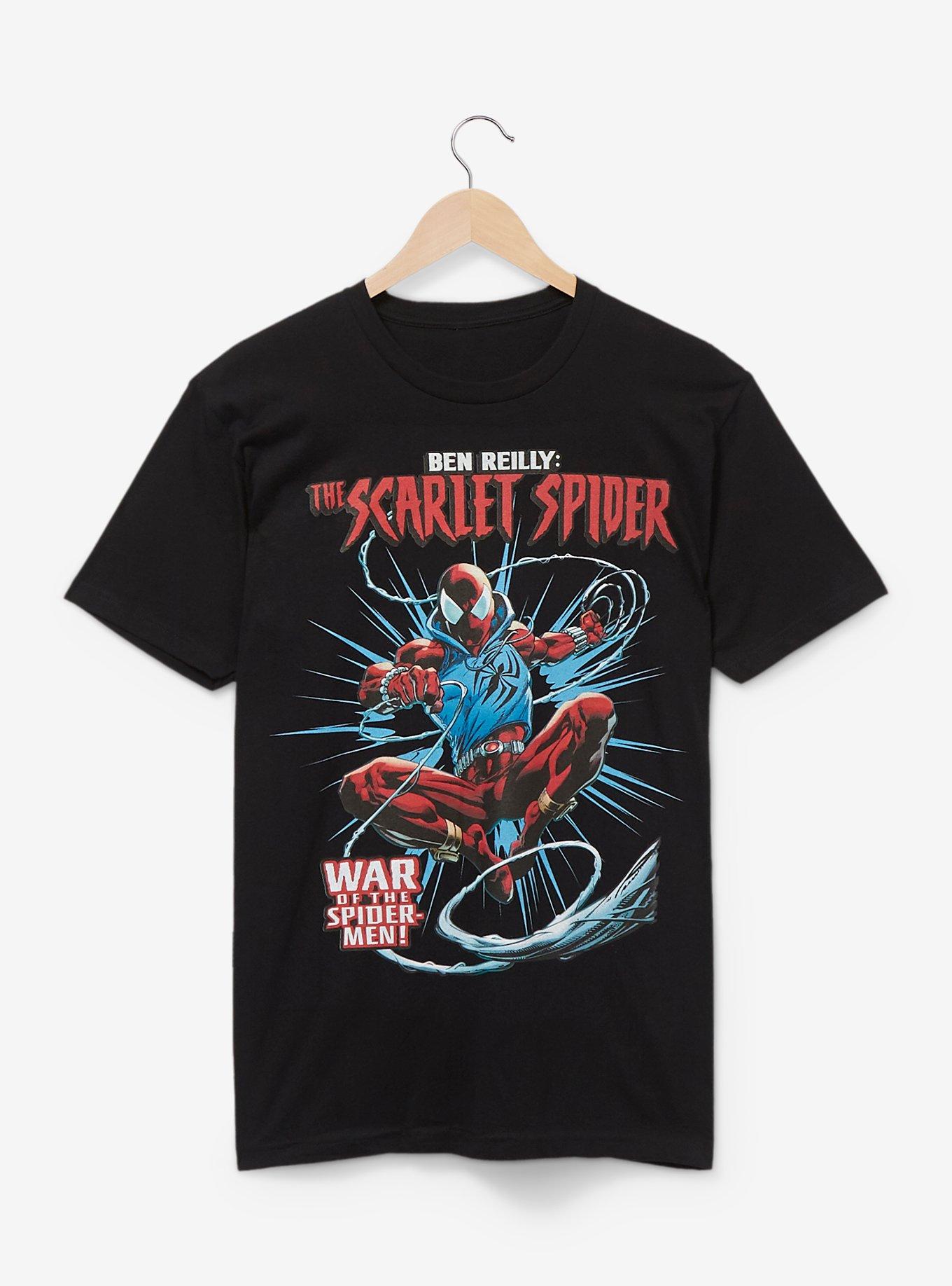Marvel Spider-Man The Scarlet Spider Portrait T-Shirt - BoxLunch Exclusive, NAVY, hi-res
