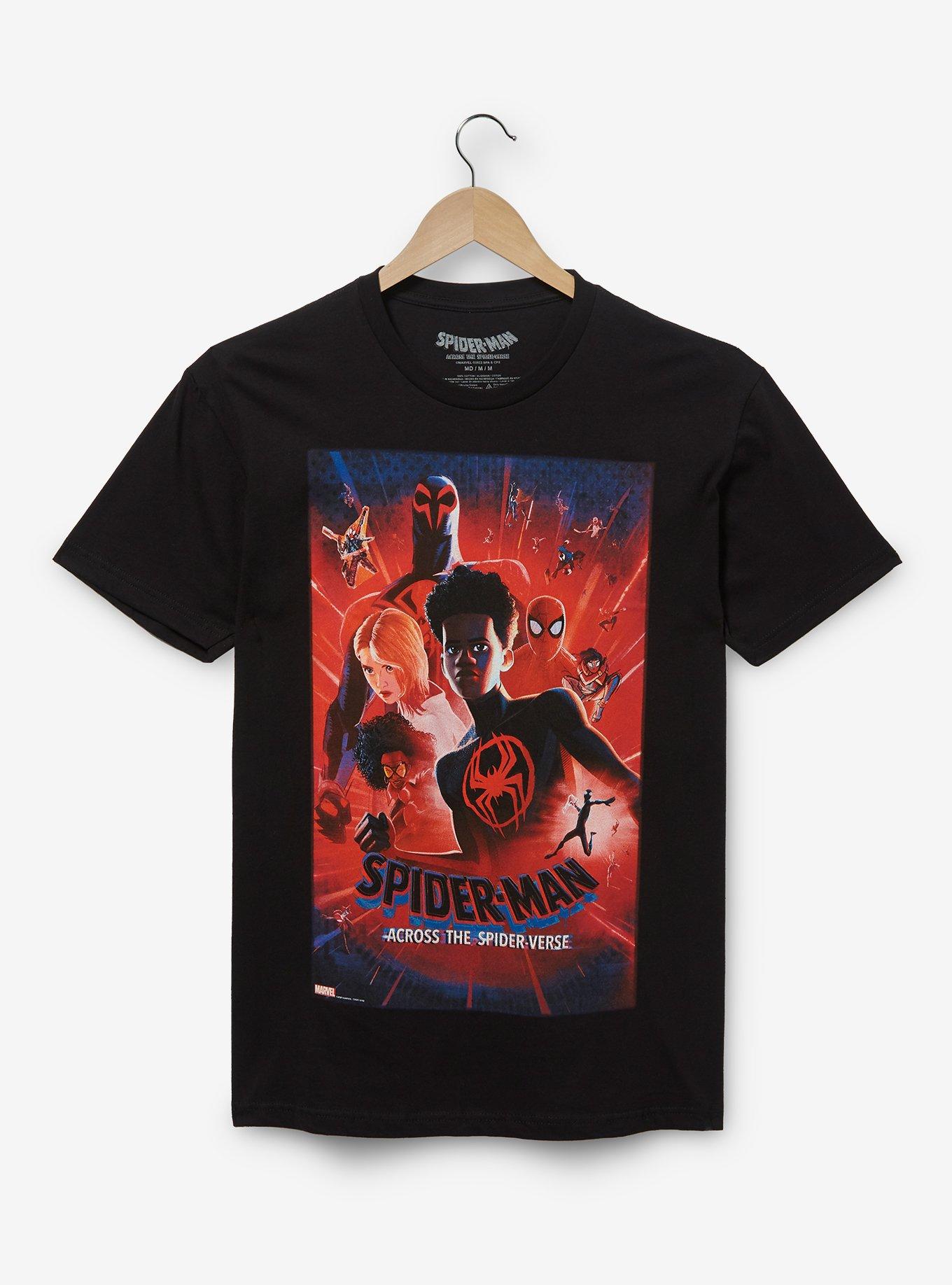 Marvel Spider-Man: Across the Spider-Verse Movie Poster T-Shirt - BoxLunch Exclusive, , hi-res
