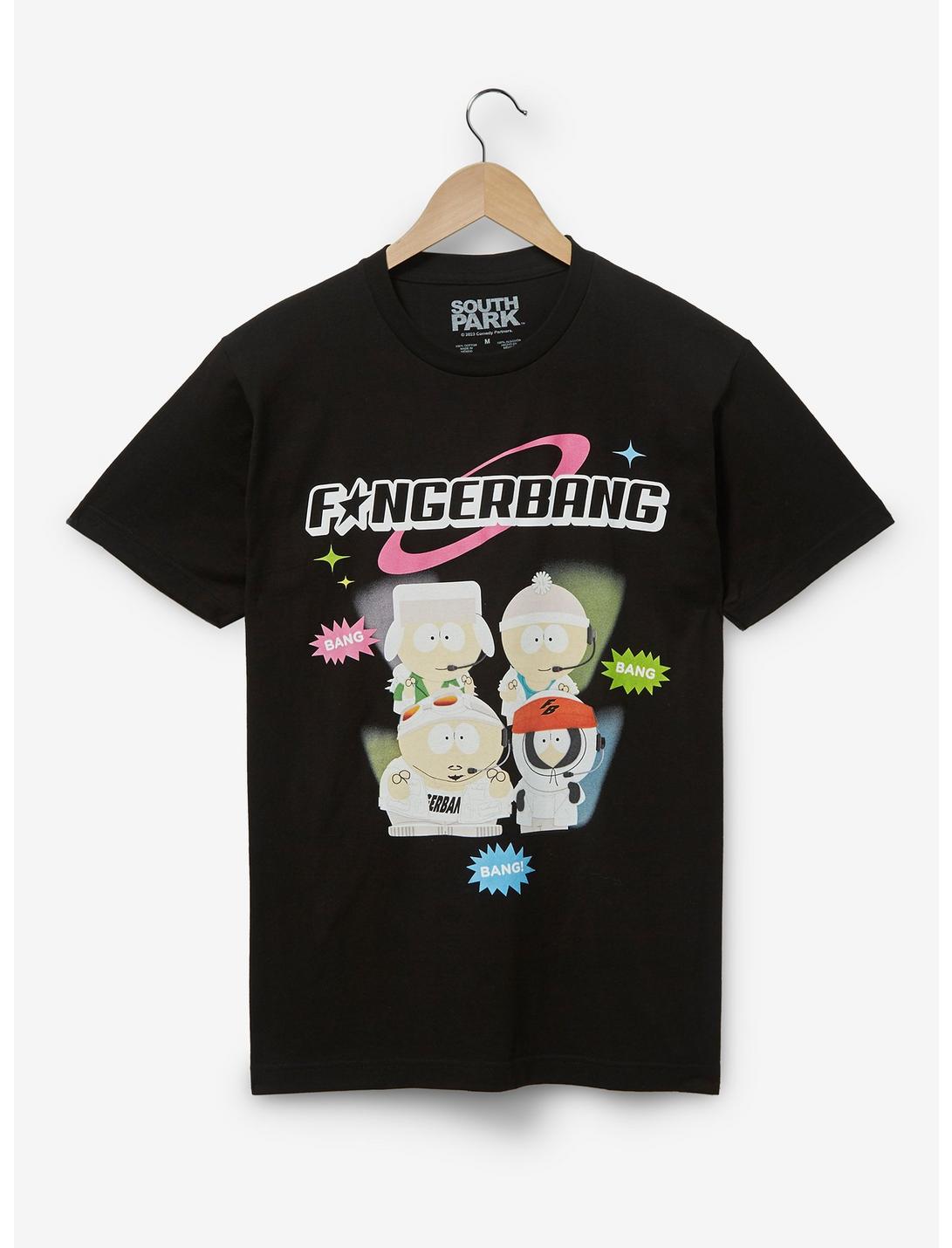 South Park Fingerbang Boy Band T-Shirt, BLACK, hi-res
