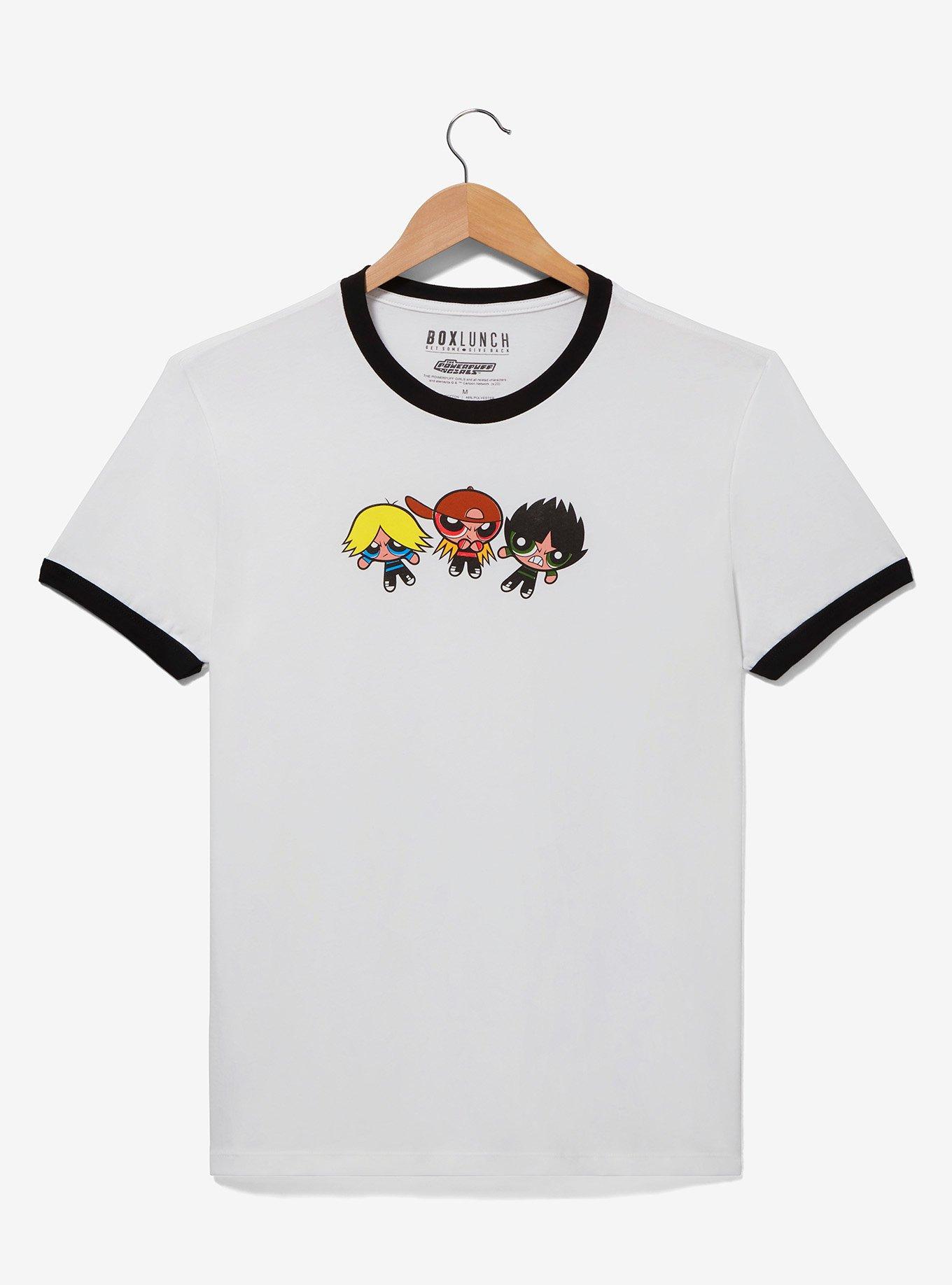 The Powerpuff Girls Rowdyruff Boys Group Portrait Ringer T