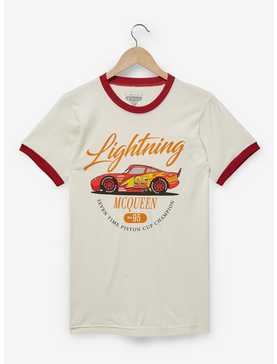 Disney Pixar Cars Lightning McQueen Portrait Ringer T-Shirt - BoxLunch Exclusive, , hi-res