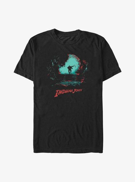 Indiana Jones Treasure Chase Big & Tall T-Shirt - BLACK | Hot Topic