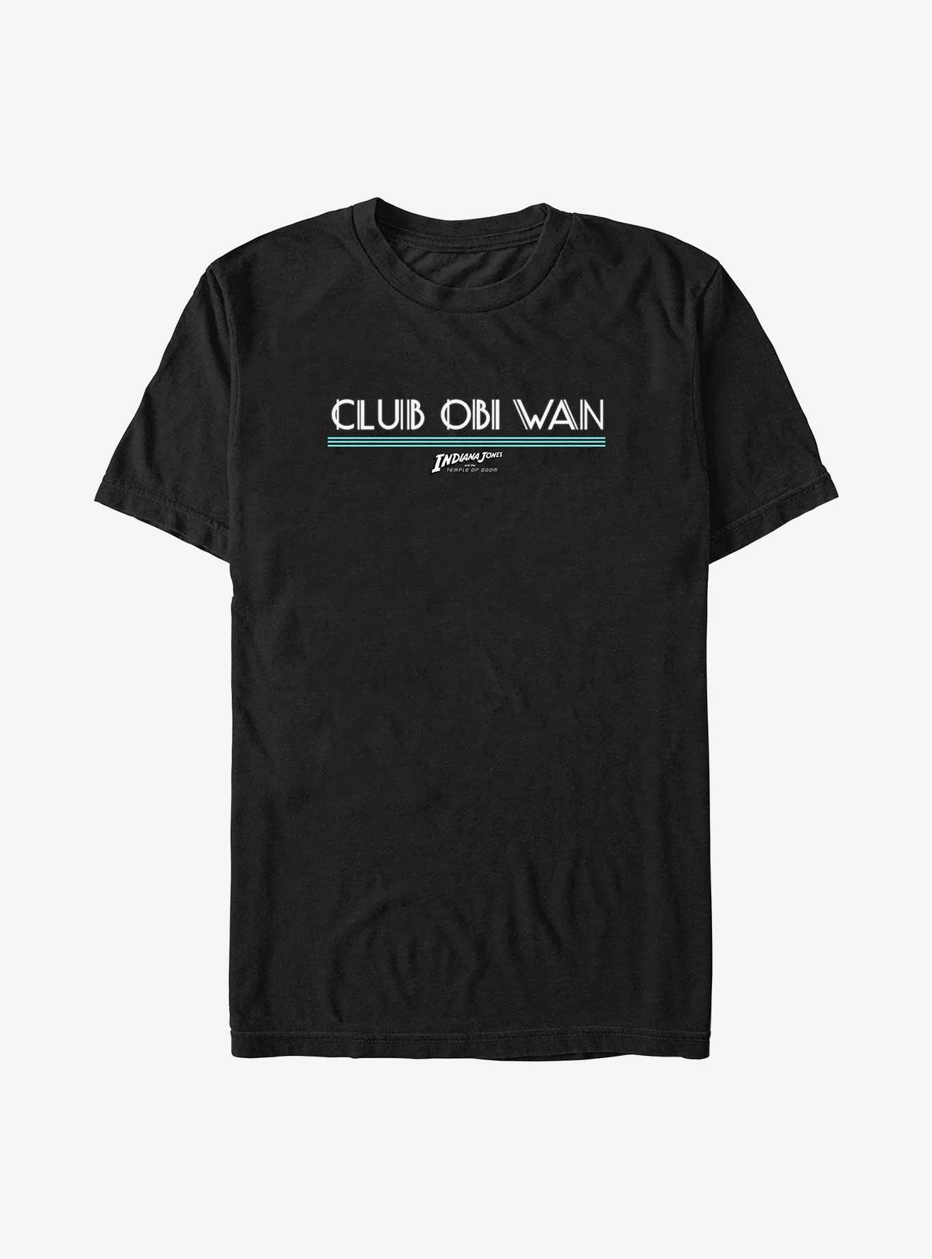 Indiana Jones Club Obi Wan Big & Tall T-Shirt, BLACK, hi-res