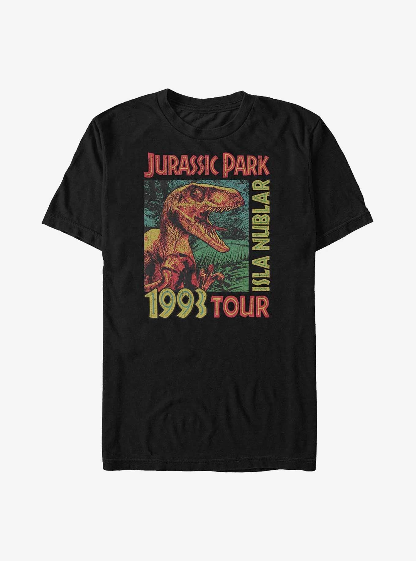 Jurassic Park Isla Nublar Tour Big & Tall T-Shirt, BLACK, hi-res