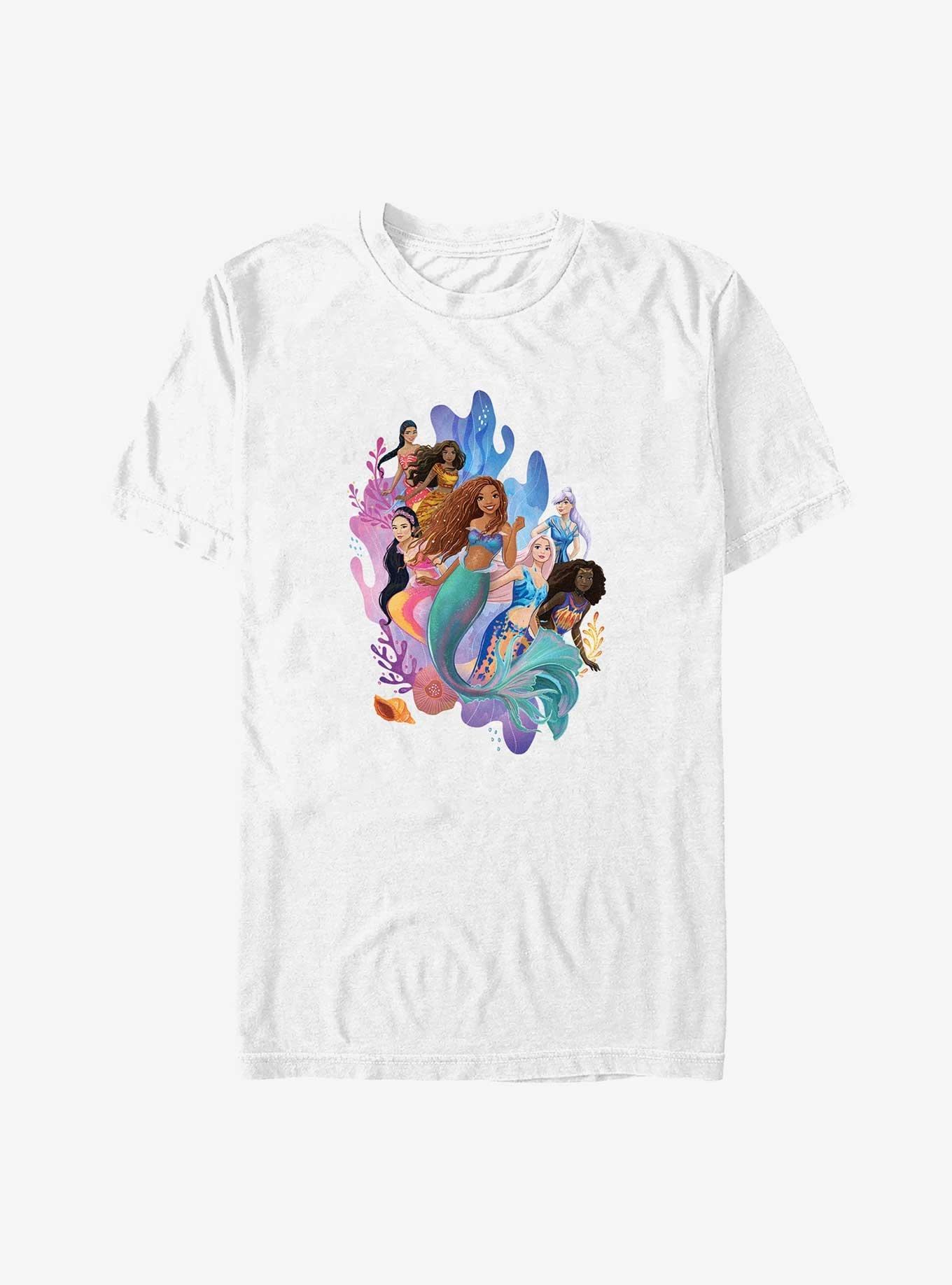 Disney The Little Mermaid Mermaid Group Big & Tall T-Shirt, , hi-res