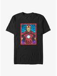 Marvel Iron Man Mosaic Big & Tall T-Shirt, BLACK, hi-res