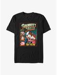 Gravity Falls Trust No One Comic Cover Big & Tall T-Shirt, BLACK, hi-res