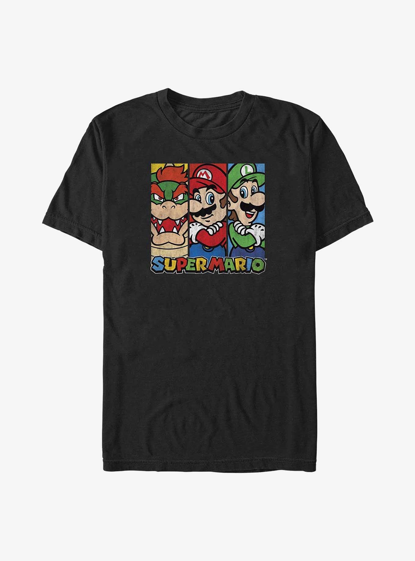Nintendo Strong Three Big & Tall T-Shirt - BLACK | Hot Topic