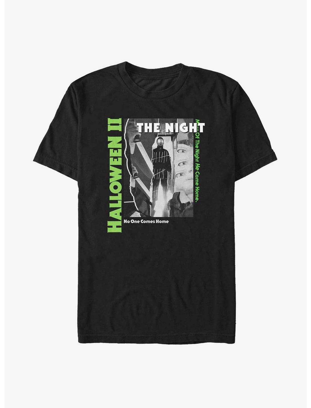 Halloween Night Nightmare Poster Big & Tall T-Shirt, BLACK, hi-res