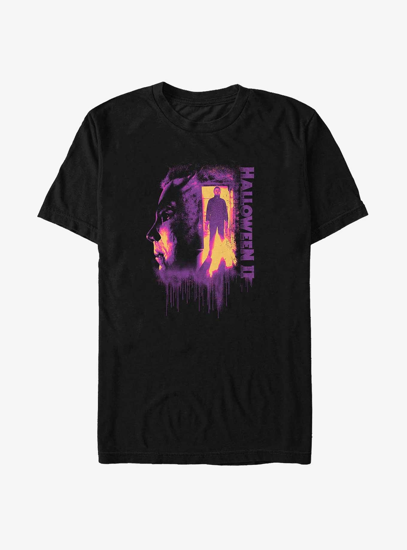 Halloween Night Here's Michael Big & Tall T-Shirt, BLACK, hi-res