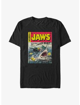 Jaws Terror Attack Comic Cover Big & Tall T-Shirt, , hi-res