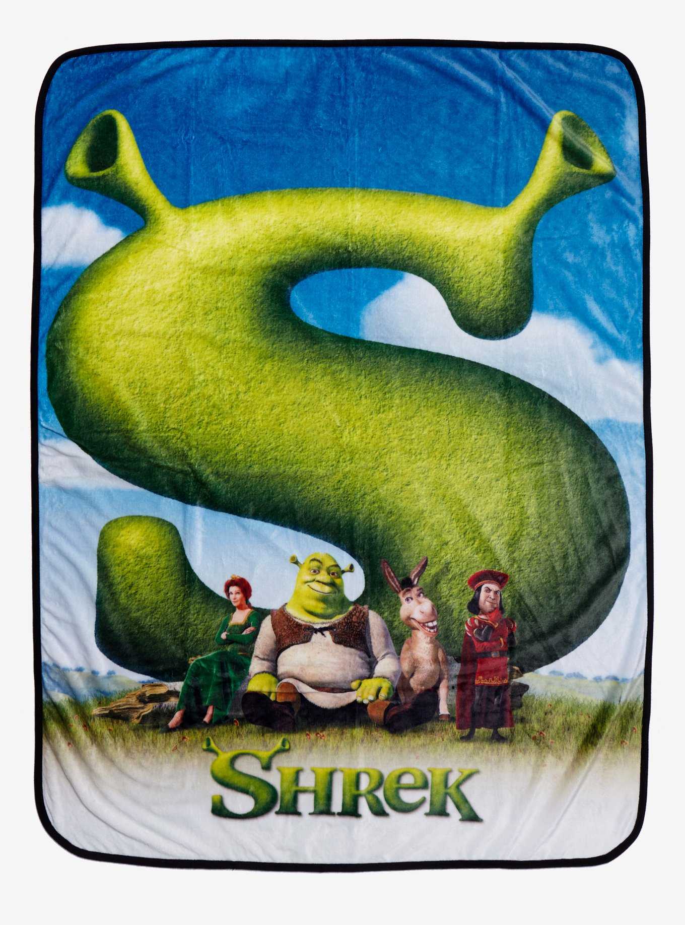 Shrek Film Poster Fleece Throw, , hi-res