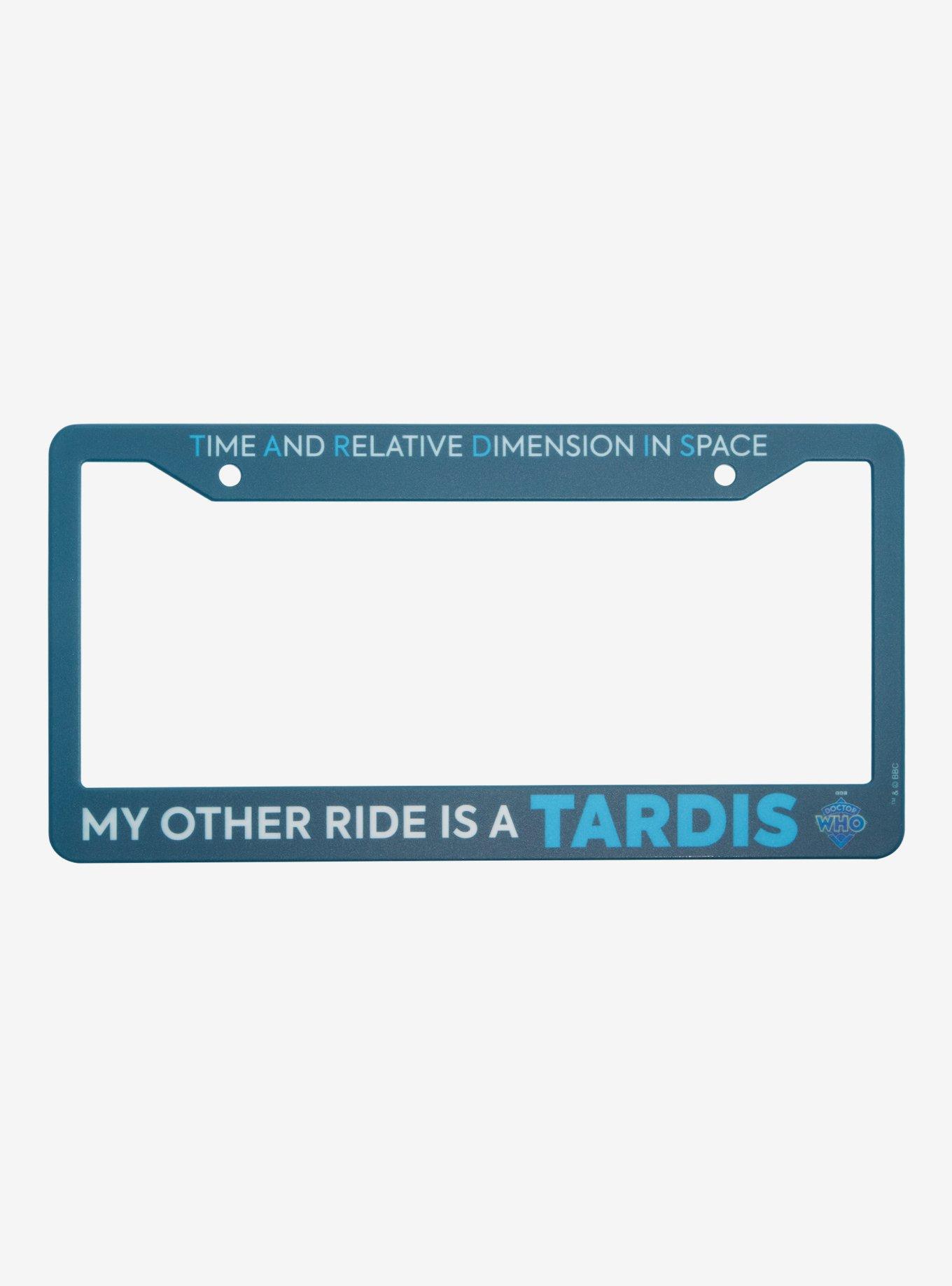 Doctor Who TARDIS License Plate Frame - BoxLunch Exclusive, , hi-res