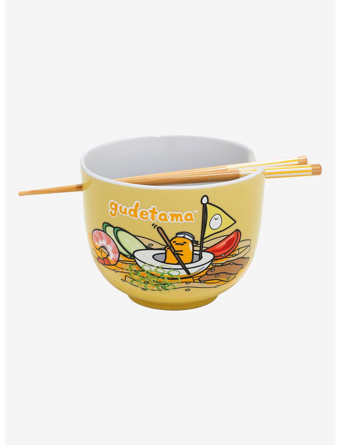 Sanrio Gudetama Boat Ramen Bowl and Chopsticks, , hi-res
