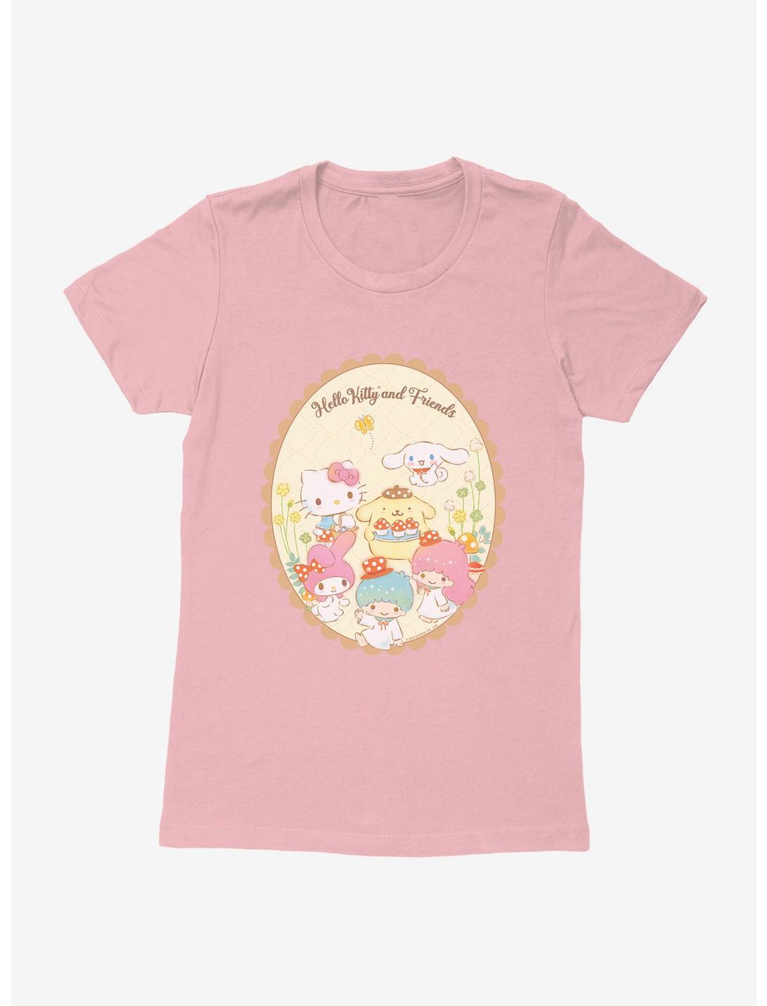 Hello Kitty And Friends Mushroom Cupcakes Womens T-Shirt, , hi-res