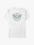 The Legend of Zelda Hyrule Crest Big & Tall T-Shirt, WHITE, hi-res