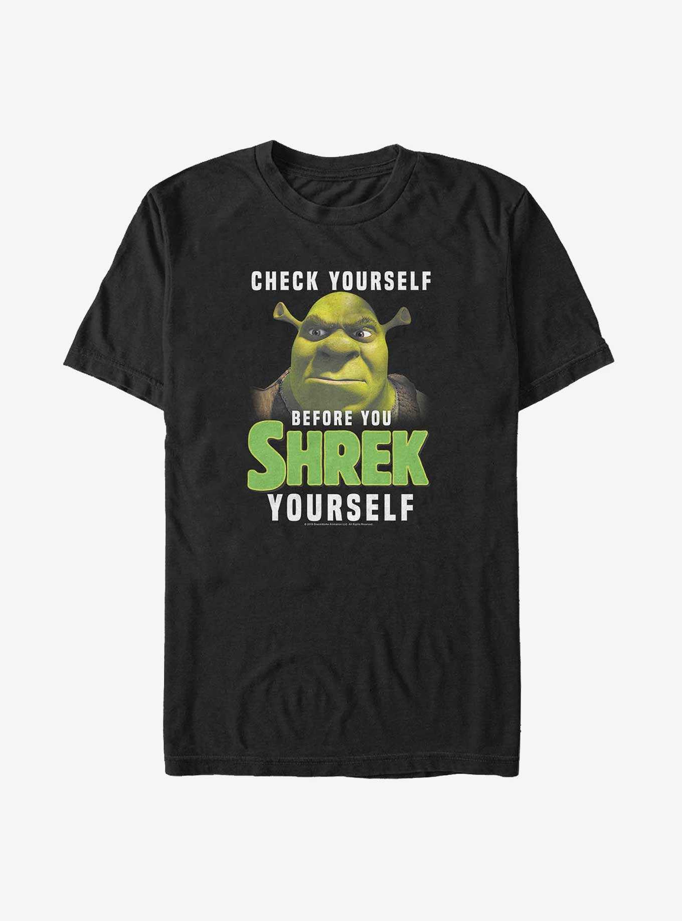 Shrek Check Yourself Before You Shrek Yourself Big & Tall T-Shirt, , hi-res