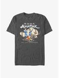 Avatar: The Last Airbender Original Gaang Big & Tall T-Shirt, CHAR HTR, hi-res