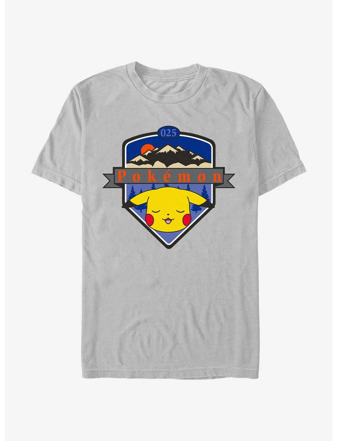 Pokemon Sleepy Pikachu Outdoors T-Shirt, SILVER, hi-res