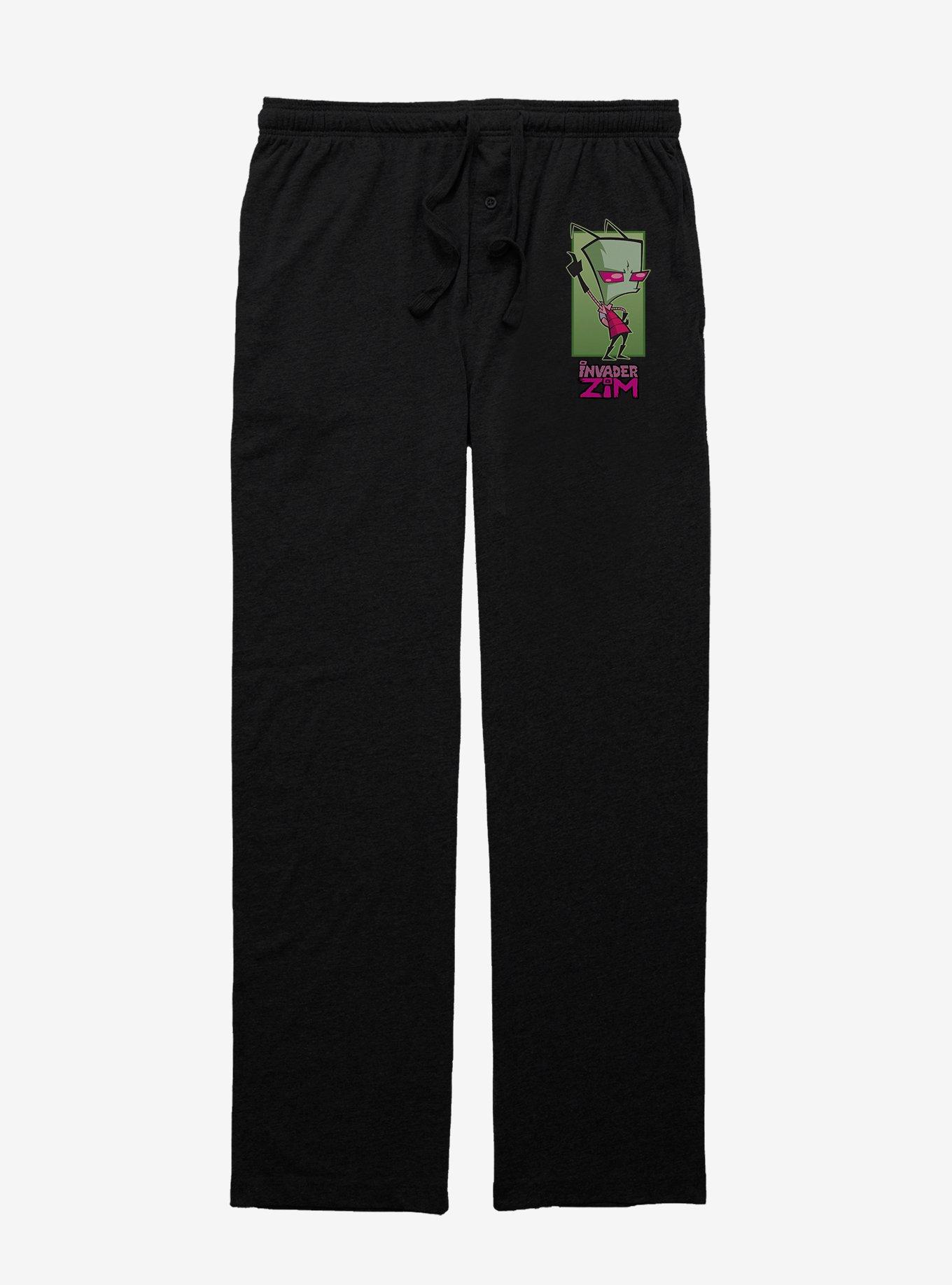 Invader Zim Suspicious Zim Pajama Pants BLACK BoxLunch