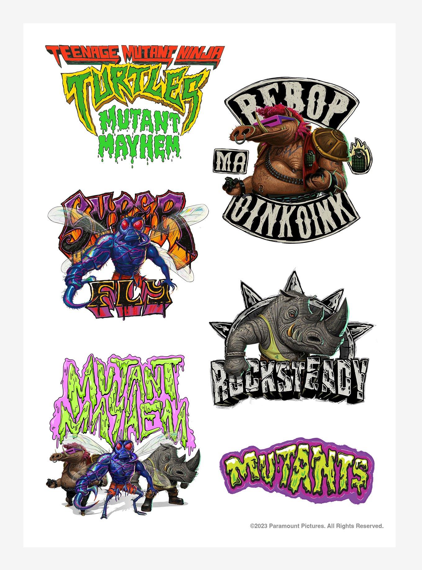 Teenage Mutant Ninja Turtles: Mutant Mayhem Villains Sticker Sheet