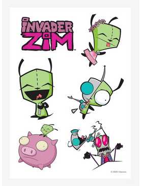 Invader Zim Gir Being Gir Sticker Sheet, , hi-res