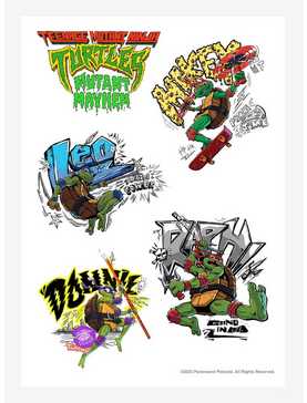 Teenage Mutant Ninja Turtles: Mutant Mayhem Turtle Power Sticker Sheet, , hi-res