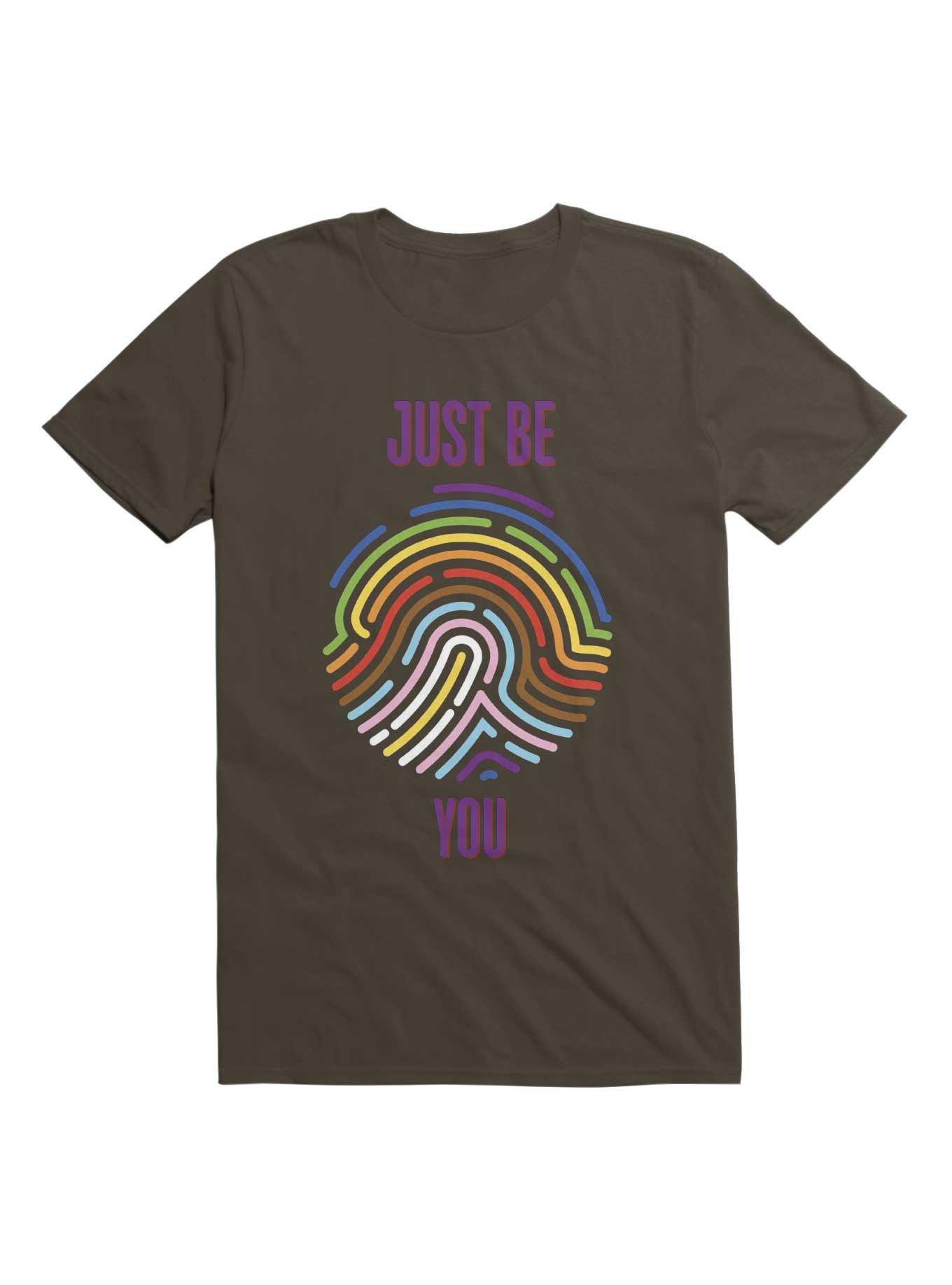 Just Be You T-Shirt, DARK CHOCOLATE, hi-res