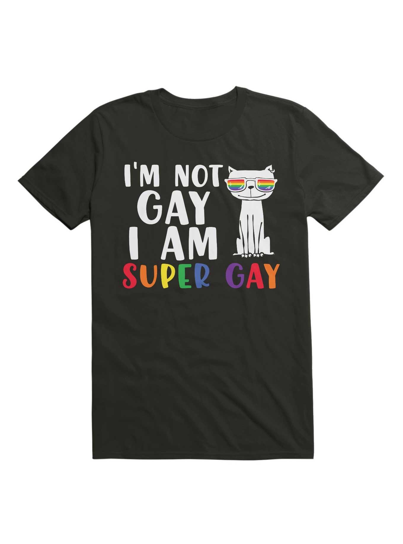 I'm Not Gay I Am Super Gay T-Shirt, , hi-res