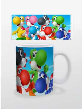 Nintendo Super Mario Bros. Yoshi Multicolored Mug, , hi-res