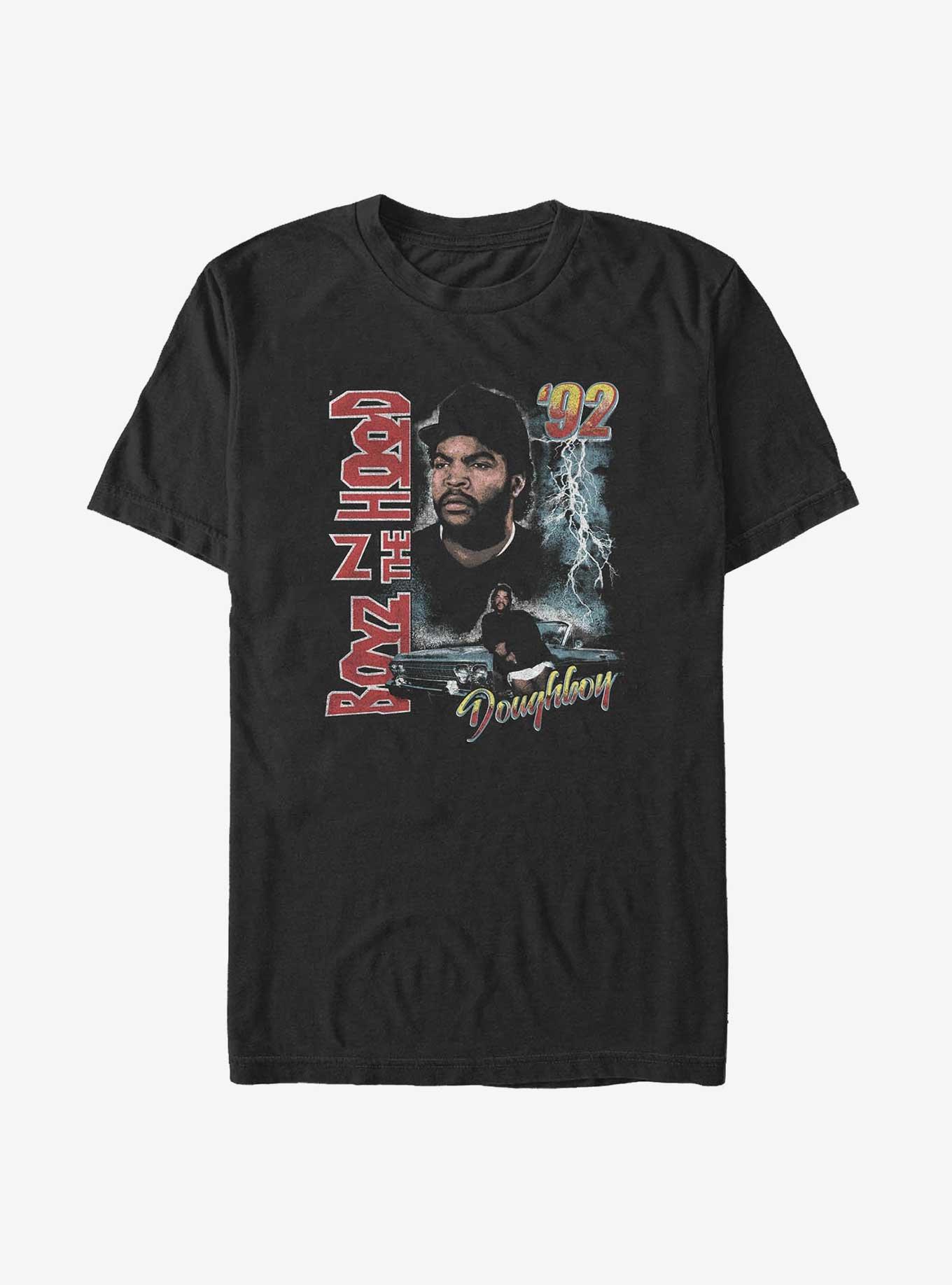 Boyz N The Hood Men's Officially Licensed Ice Cube Graphic Tee T-Shirt (Medium/Large, Brown), Size: Medium-Large