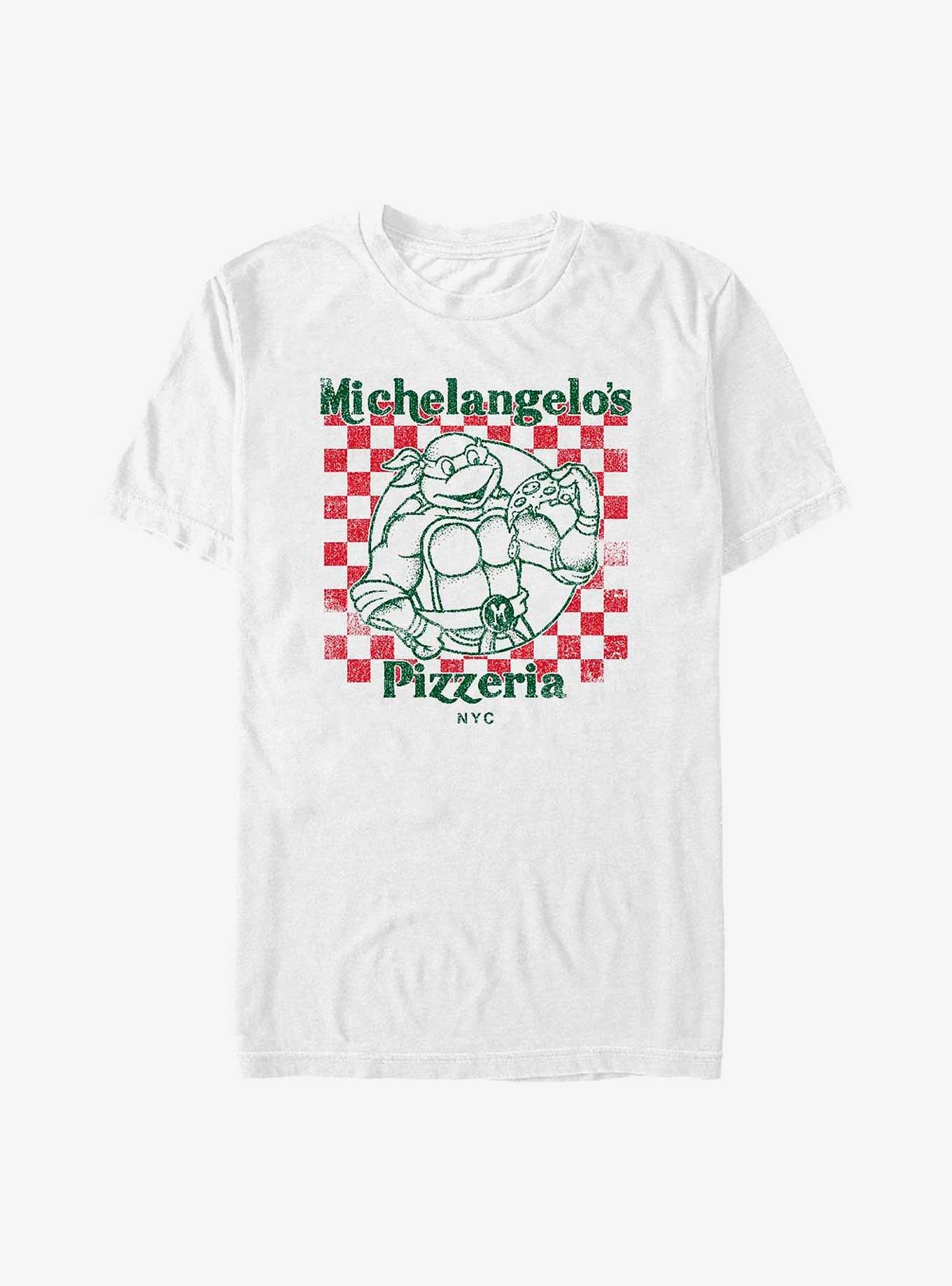 Teenage Mutant Ninja Turtles Mikey's Pizza Big & Tall T-Shirt, WHITE, hi-res