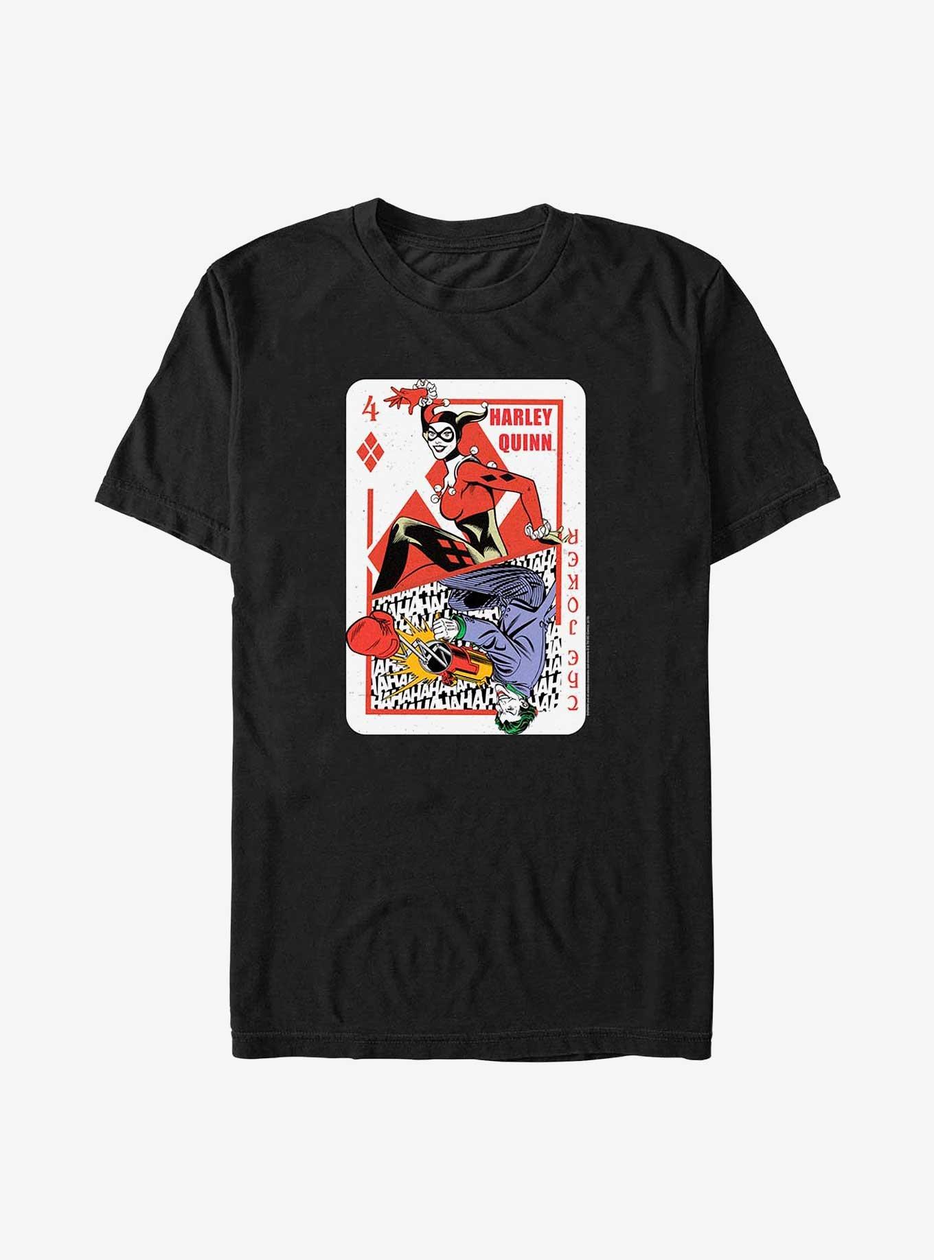 DC Comics Batman Joking Quinn Big & Tall T-Shirt, BLACK, hi-res