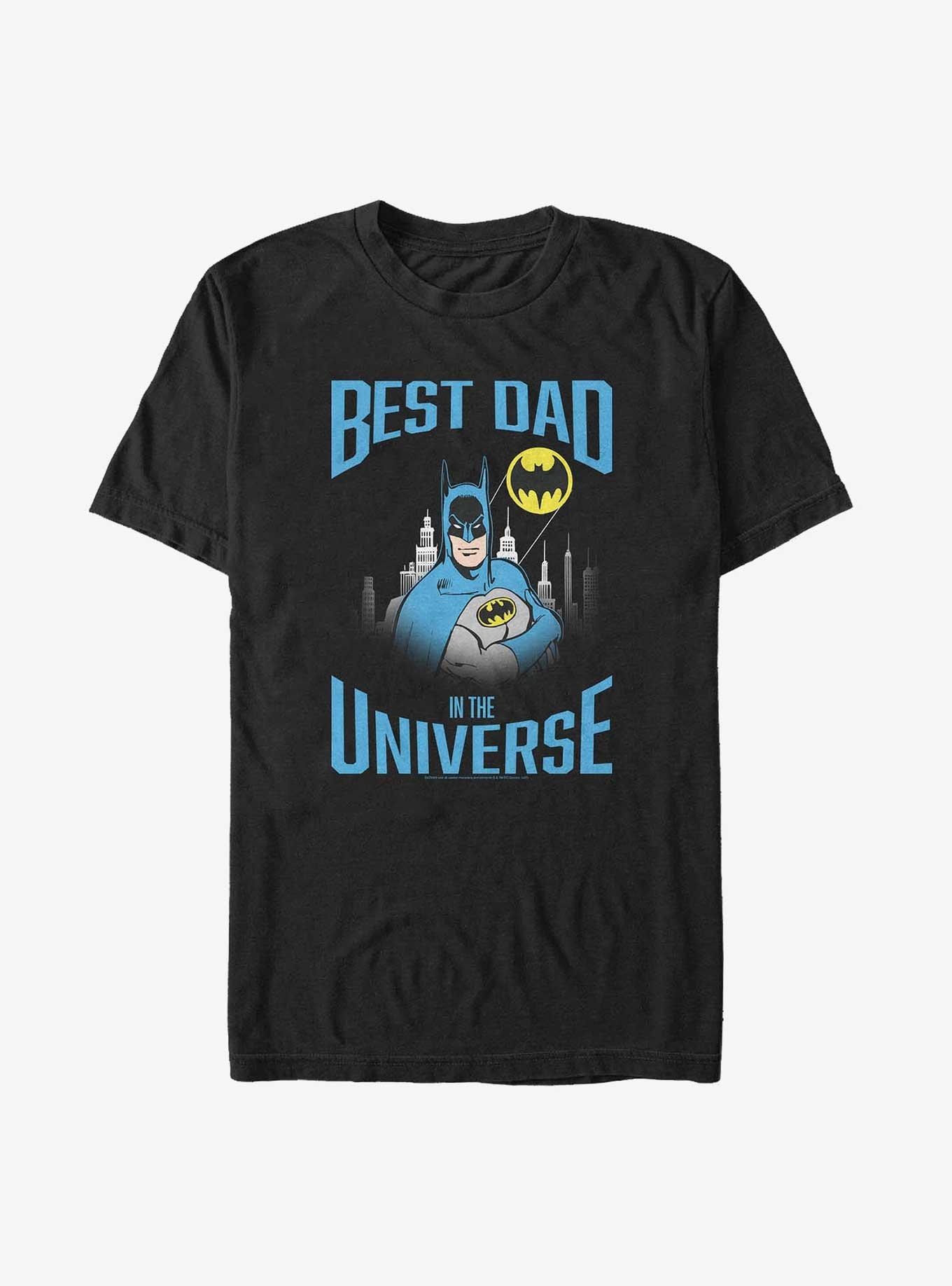 DC Comics Batman Best Bat Dad Big & Tall T-Shirt, BLACK, hi-res