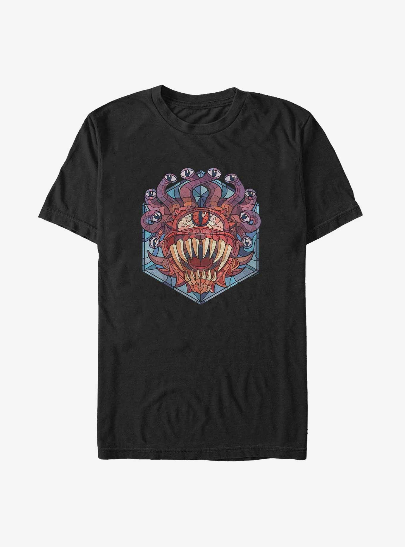 Dungeons & Dragons Eye Of The Beholder Glass Big & Tall T-Shirt - BLACK ...