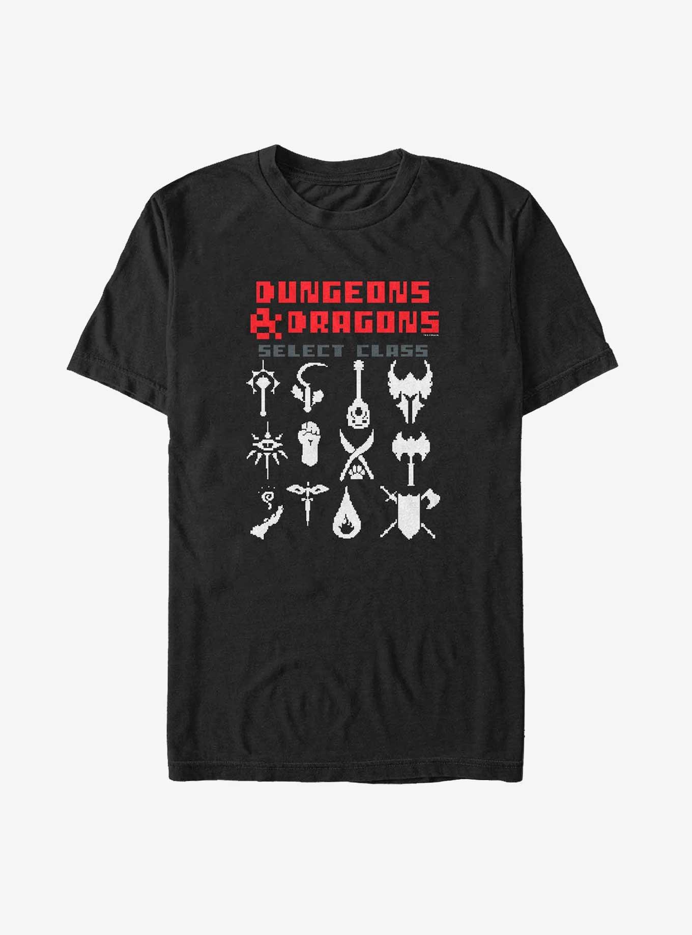 Dungeons & Dragons Select Class Big & Tall T-Shirt
