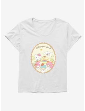 Hello Kitty And Friends Mushroom Cupcakes Womens T-Shirt Plus Size, , hi-res