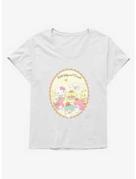 Hello Kitty And Friends Mushroom Cupcakes Womens T-Shirt Plus Size, , hi-res