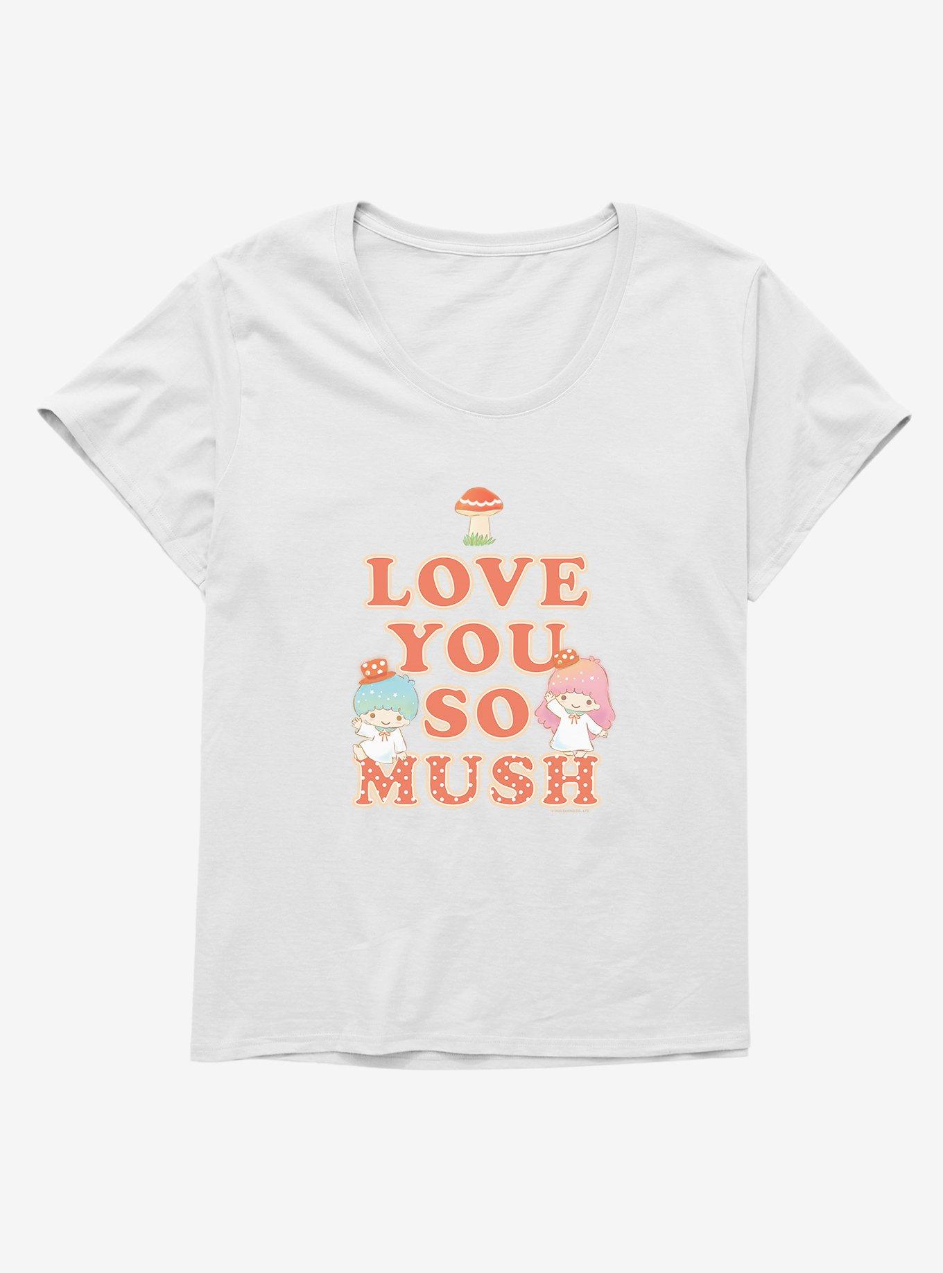 Hello Kitty And Friends I Love You So Mush Womens T-Shirt Plus Size, WHITE, hi-res