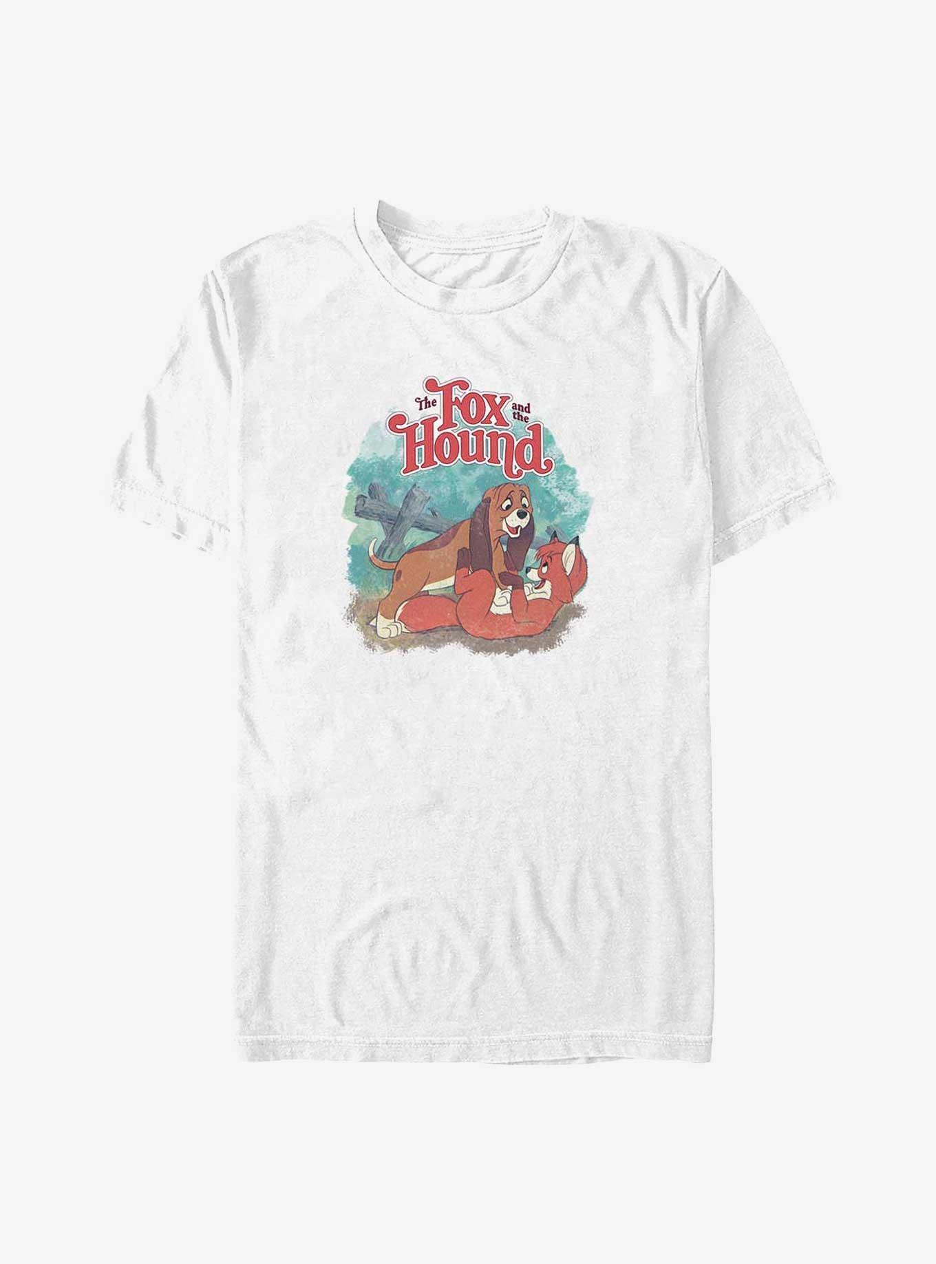 Disney The Fox and the Hound Classic Friends Big & Tall T-Shirt, WHITE, hi-res