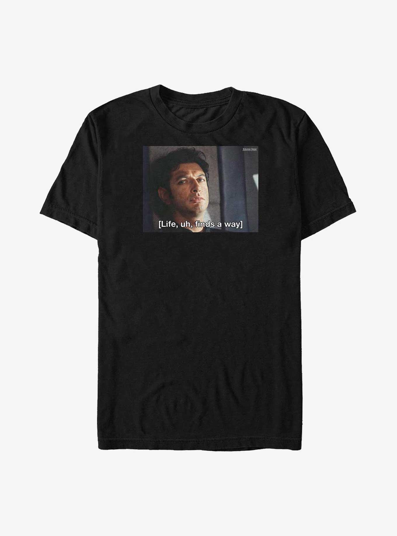 Jurassic Park Goldblum Life Big & Tall T-Shirt, BLACK, hi-res