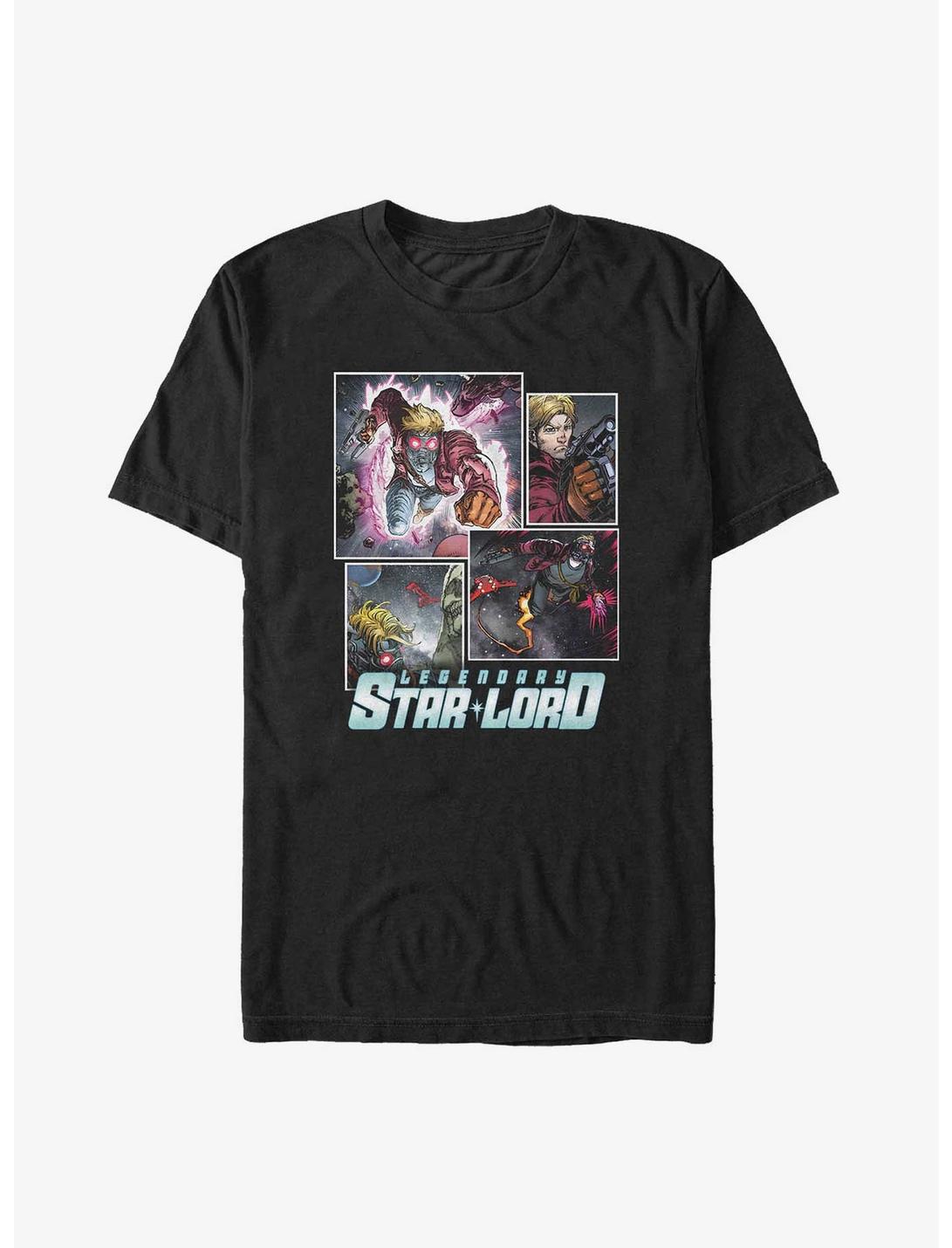 Marvel The Guardians of the Galaxy Legendary Star-Lord Big & Tall T-Shirt, BLACK, hi-res