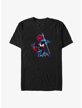 Marvel Spider-Man: Across The Spider-Verse Glitchy Miles Morales Big & Tall T-Shirt, , hi-res