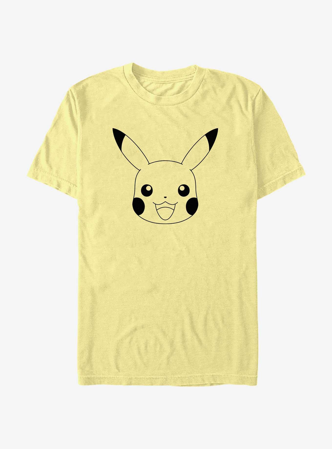 Pokemon Big Face Pikachu T-Shirt, , hi-res