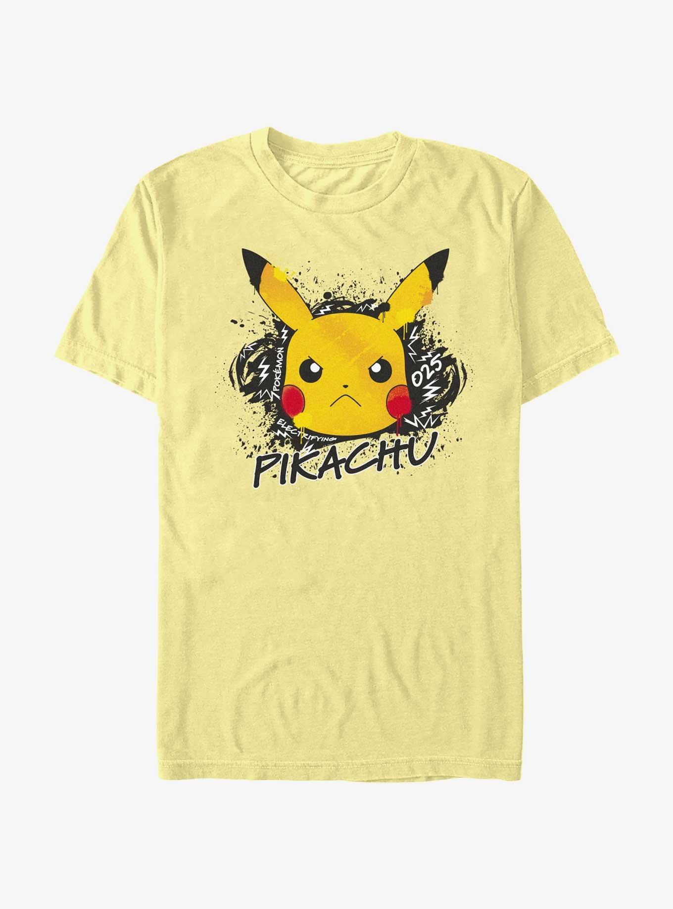 Pikachu Pokemon Iron On Transfer For T-Shirt + Other Light & Dark