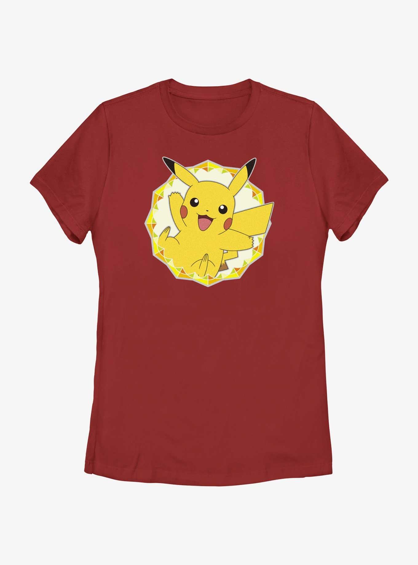 Pokemon Pikachu Kaleidoscope Frame Womens T-Shirt, , hi-res