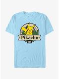 Pokemon Pikachu Happy Forest T-Shirt, LT BLUE, hi-res