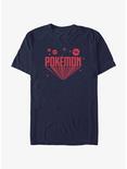 Pokemon Retro Title T-Shirt, NAVY, hi-res